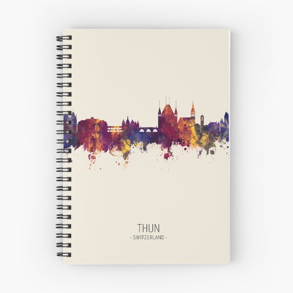 Item preview, Thun Switzerland Skyline designed and sold by ArtPrints.