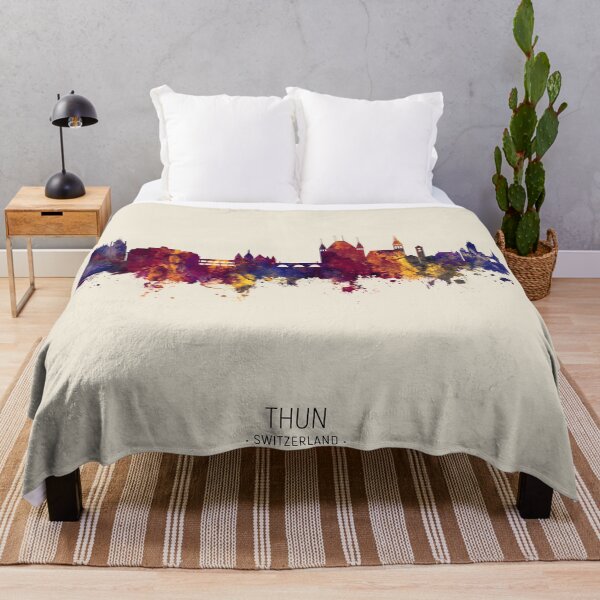 Item preview, Thun Switzerland Skyline designed and sold by ArtPrints.