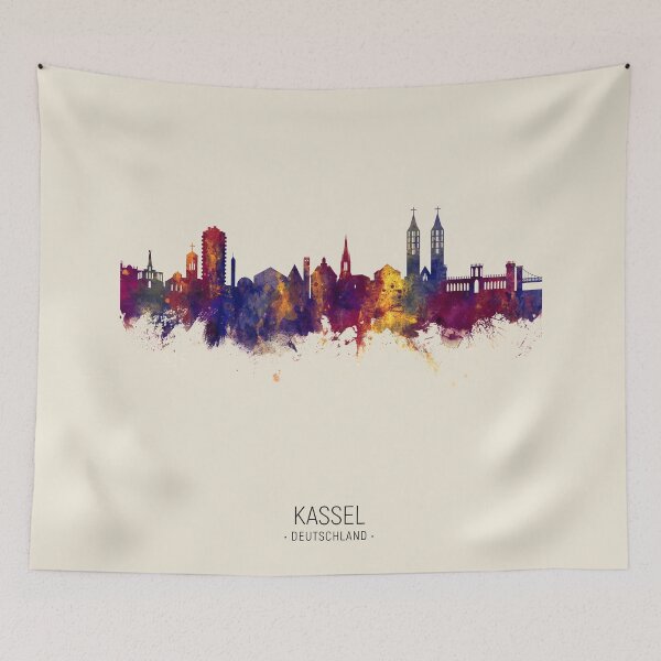 Item preview, Kassel Germany Skyline designed and sold by ArtPrints.