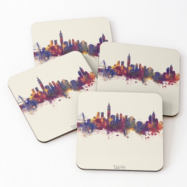 Item preview, Taipei Taiwan Skyline designed and sold by ArtPrints.