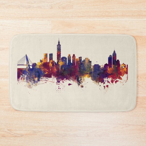 Item preview, Taipei Taiwan Skyline designed and sold by ArtPrints.