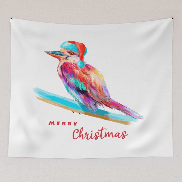 Item preview, Kookaburra Merry Christmas Australian Christmas designed and sold by Jos Coufreur.