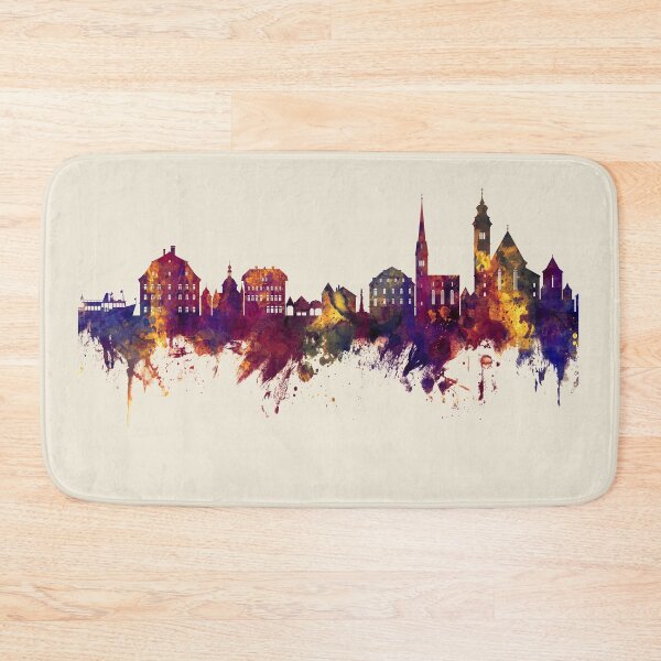Item preview, Hallstatt Austria Skyline designed and sold by ArtPrints.
