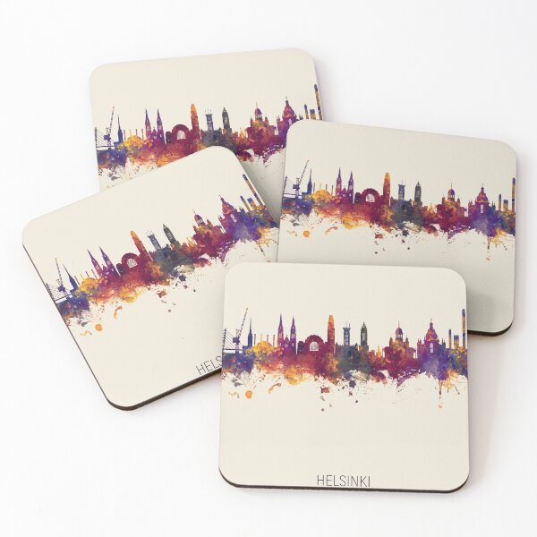 Item preview, Helsinki Finland Skyline designed and sold by ArtPrints.