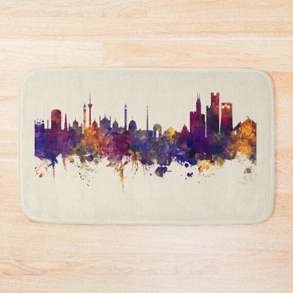 Item preview, New Delhi India Skyline designed and sold by ArtPrints.