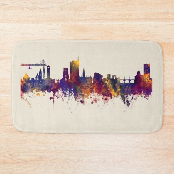 Item preview, Newport Wales Skyline designed and sold by ArtPrints.