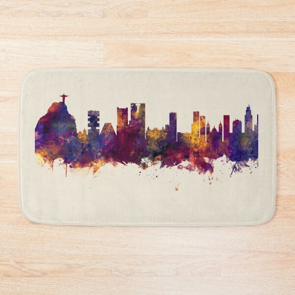 Item preview, Rio de Janeiro Brazil Skyline designed and sold by ArtPrints.