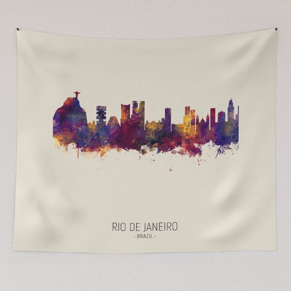 Item preview, Rio de Janeiro Brazil Skyline designed and sold by ArtPrints.