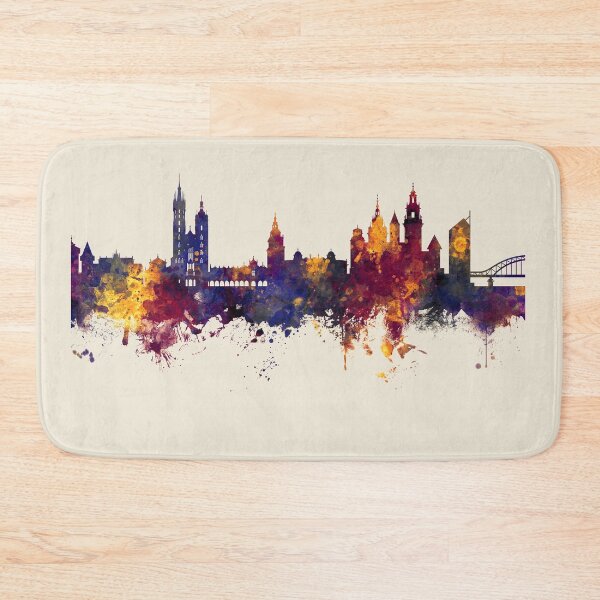 Item preview, Krakow Poland Skyline designed and sold by ArtPrints.
