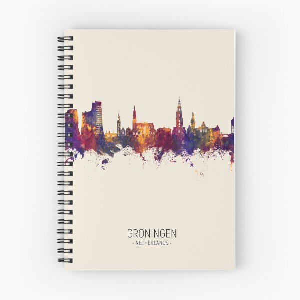 Item preview, Groningen The Netherlands Skyline designed and sold by ArtPrints.