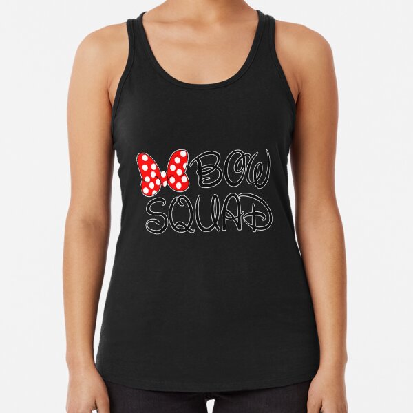 Disney Womens Kiss Mickey & Minnie Mouse Silhouette Tank Top 