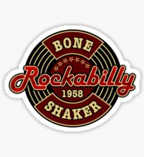 Vintage Rockabilly Bone Shaker 1958 Sticker
