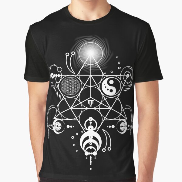 Sacred Geometry - Crop Circles - Manafold Art Graphic T-Shirt