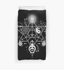 Sacred Crops -White Duvet Cover