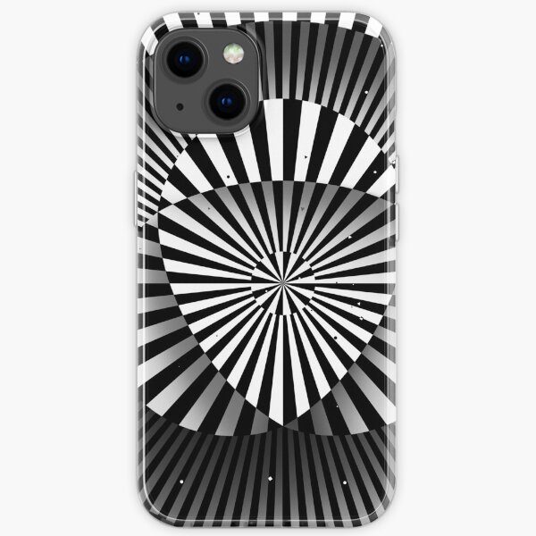 Manipura chakra (b&w) iPhone Soft Case