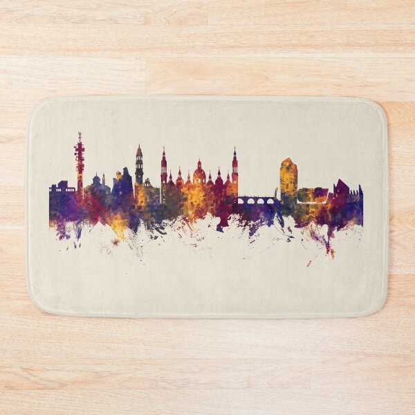 Item preview, Zaragoza Spain Skyline designed and sold by ArtPrints.