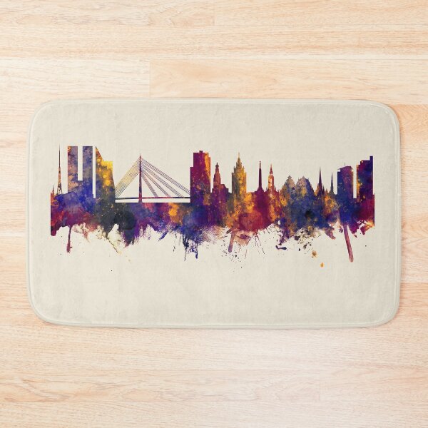 Item preview, Riga Latvia Skyline designed and sold by ArtPrints.
