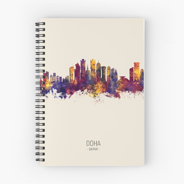 Artikelvorschau, Doha Qatar Skyline entworfen und verkauft von ArtPrints.