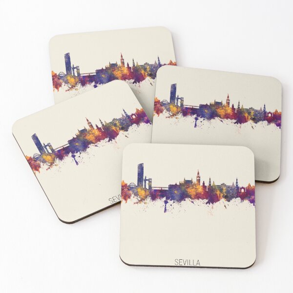 Artikelvorschau, Sevilla Spain Skyline entworfen und verkauft von ArtPrints.