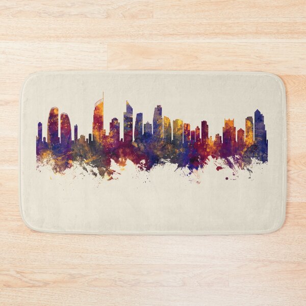Item preview, Gold Coast Australia Skyline designed and sold by ArtPrints.