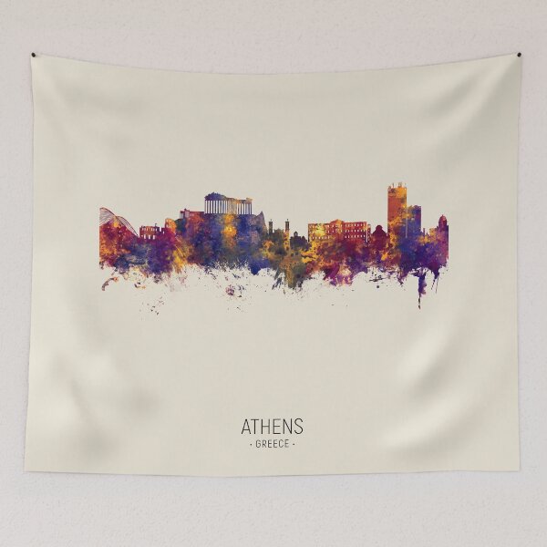 Item preview, Athens Greece Skyline designed and sold by ArtPrints.