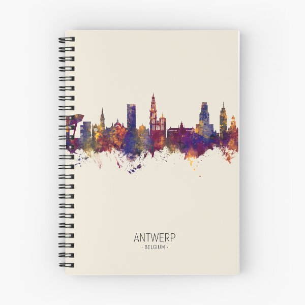 Item preview, Antwerp Belgium Skyline designed and sold by ArtPrints.