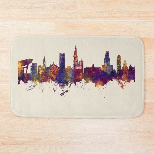 Item preview, Antwerp Belgium Skyline designed and sold by ArtPrints.