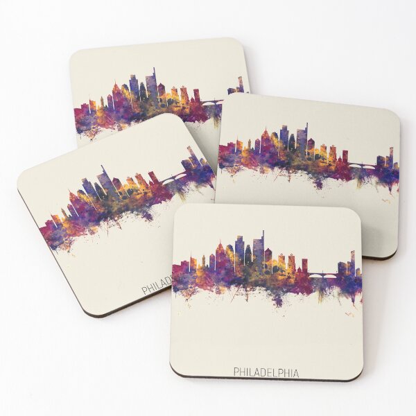 Item preview, Philadelphia Pennsylvania Skyline designed and sold by ArtPrints.