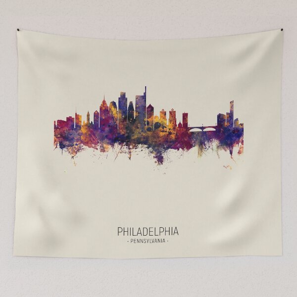 Item preview, Philadelphia Pennsylvania Skyline designed and sold by ArtPrints.