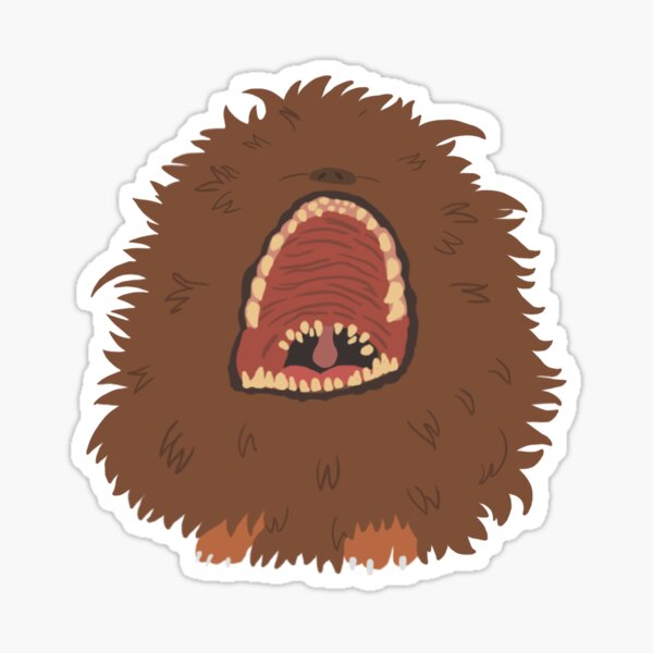 Fizzgig scream Sticker