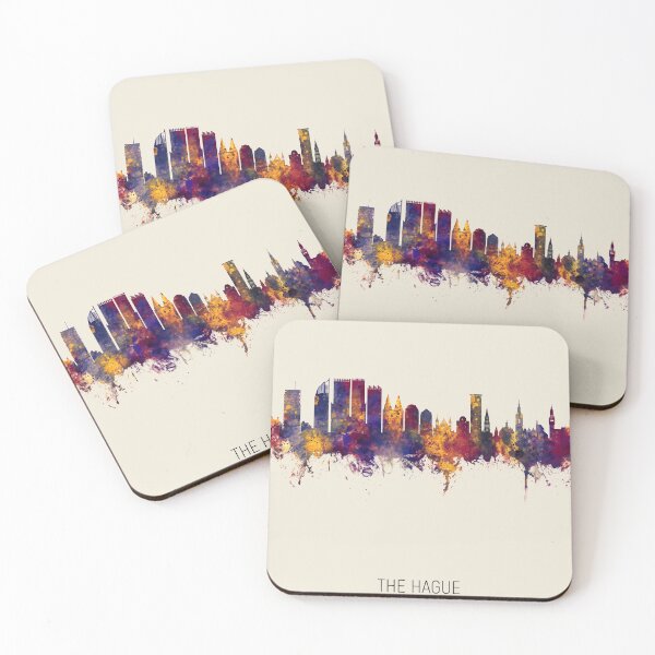 Item preview, The Hague Netherlands Skyline designed and sold by ArtPrints.
