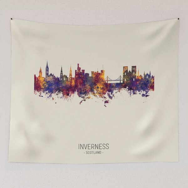 Item preview, Inverness Scotland Skyline designed and sold by ArtPrints.