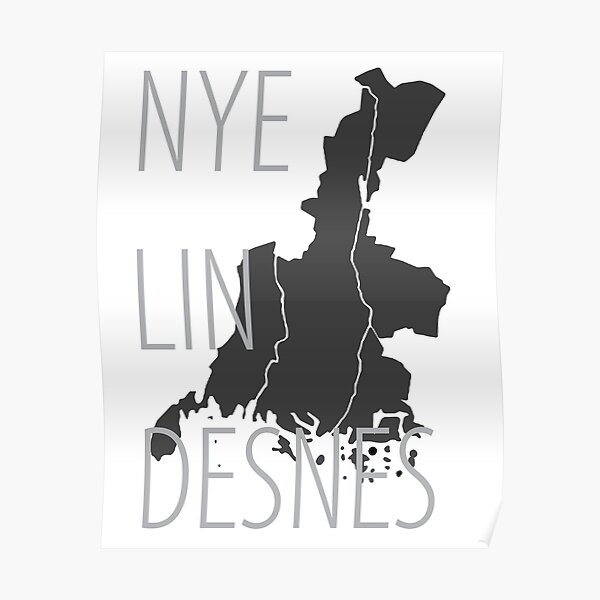 Mirra's mAps - Nye Lindesnes Poster