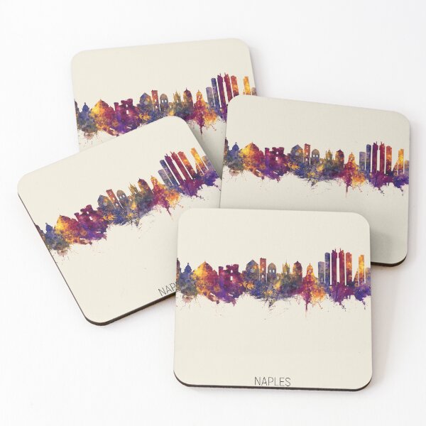 Item preview, Naples Italy Skyline designed and sold by ArtPrints.