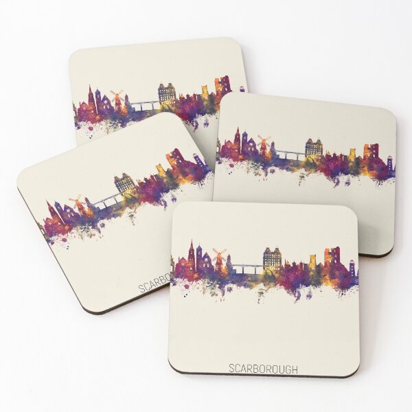 Item preview, Scarborough England Skyline designed and sold by ArtPrints.
