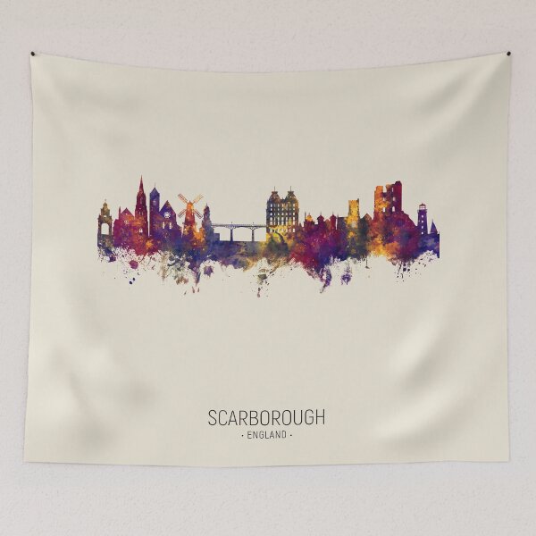 Item preview, Scarborough England Skyline designed and sold by ArtPrints.