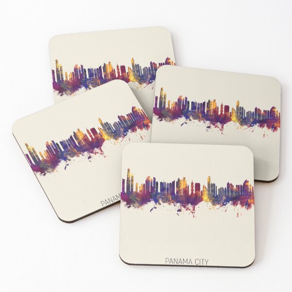 Artikelvorschau, Panama City Skyline entworfen und verkauft von ArtPrints.
