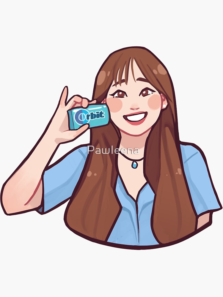 "Chuu Orbit" Sticker for Sale by PawIeena Redbubble