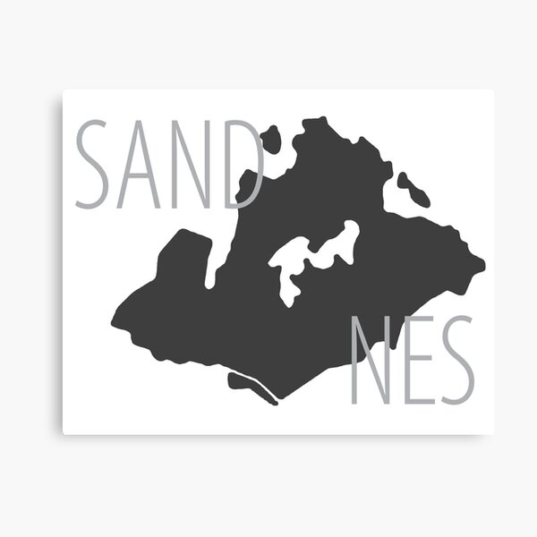 Mirra's mAps - Sandnes Canvas Print