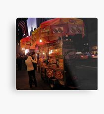 Hot Dog Stand Metal Print