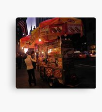 Hot Dog Stand Canvas Print