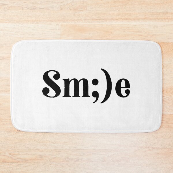 Artikelvorschau, Motivational Inspirational and Positive quote - smile typography text art by Word Fandom - wordfandom entworfen und verkauft von Kerry Pritchard.