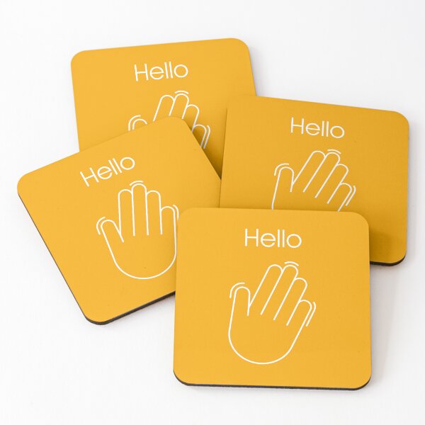 Item preview, Hello Waving White designed and sold by SJ Designs.