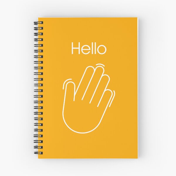 Item preview, Hello Waving White designed and sold by SJ Designs.