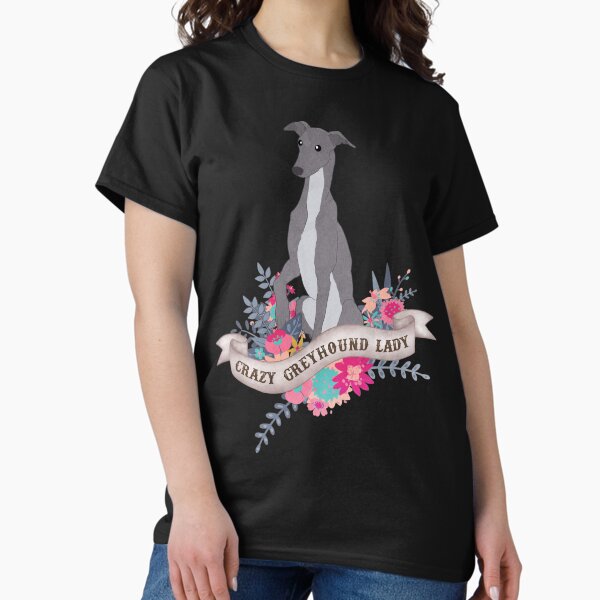 Item preview, Crazy Greyhound Lady  designed and sold by Clara Hollins.