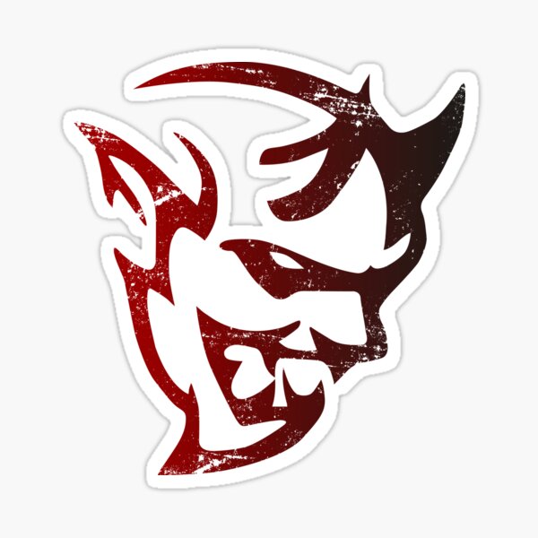 Dodge Demon Stickers | Redbubble