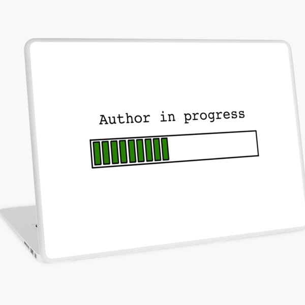 Author in Progress Laptop Skin