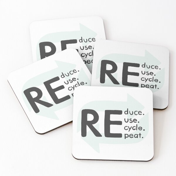 Item preview, Eco friendly - Reduce, reuse, recycle, repeat. Sustainable living  designed and sold by Milatoo.