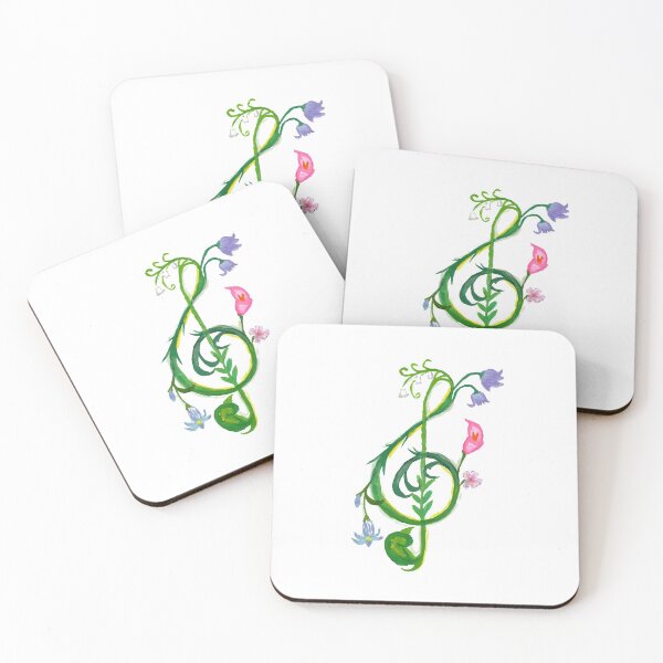 Aperçu de l'œuvre Cadeau d'art aquarelle de musicien de clé de musique créée et vendue par HighArtDesigns.