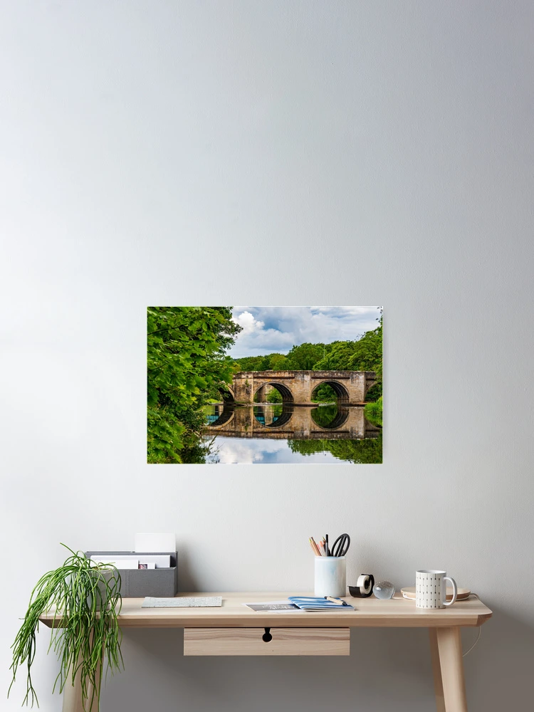 Thumbnail 2 of 3, Poster, Sunderland Bridge Reflection designed and sold by John Stoves.